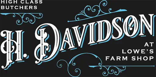 H Davidson Butchers logo