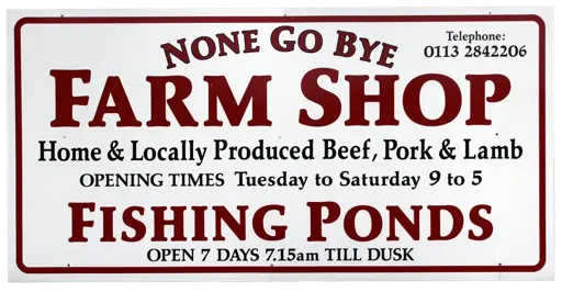 None Go Bye Farm logo